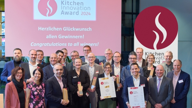 Zahlreiche Preistrger:innen konnten den Kitchen Innovation Award persnlich entgegen nehmen - Quelle: Jochen Kratschmer 